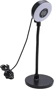 5MP Webcam with Light, Bendable Rod, Built in Mic for Online Learning Streaming, HD Fulfilling Camera with Stand, 1080P Video USB Web Cam