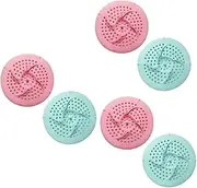 3sets Silicone Bathtub Stopper Kitchen Sink Plug Drain Cover Odor-Resistant Easy Removal 2pcs*3
