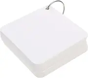 PHENOFICE DIY Flash Cards with Rings 200 Pack Blank Index Cards for Adults Boys and Girls for Studying
