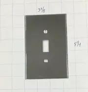 CRL Clear Single Toggle Switch Acrylic Mirror Plate with screws