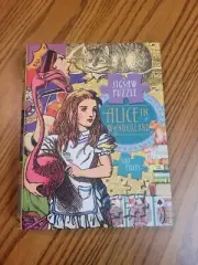ALICE IN WONDERLAND 500 Pc Jigsaw Puzzle Book Box Potter Style 18” X 14” Sealed