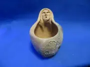 Native American Taos Pueblo Native American Micaceous Fired Clay Spirit Pot