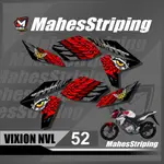 貼紙條紋列表變化新 VIXION LIGHTNING NVL 2013 2014 MS-52 設計