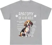 [Generic] Womens Funny Beagle Anatomy of A Beagle Dog Owner Cute Pet Lover ds007 T-Shirt