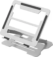 Adjustable Laptop Stand, Ergonomic Portable Laptop Riser Holder for Desk, Foldable Portable Tablet Notebook Holder Compatible with MacBook Pro/Air, Surface, Lenovo, Laptops