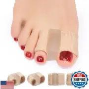 Niupiour Gel Bunion Toe Separators W/Fabric Lining for Big Toe, Silicone Toe