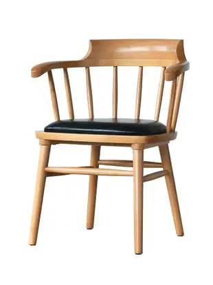 白蠟木餐椅椅子北歐實木書桌椅靠背椅溫莎椅辦公椅靠背椅實木餐椅