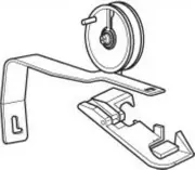 Janome Taping Foot and Tape Reel - Overlocker, My Lock, Snap On, Elna, Lumina