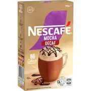Nescafe Mocha Decaf Coffee Sachets 10 pack