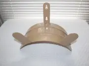 Heavy Metal Tan Outside or Indoor Garden Hose Hanger New Never Used Home Depot