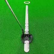 Golf Putting Alignment Rail,Alloy Steel Golf Trainer Aid for Putting Green,35 *