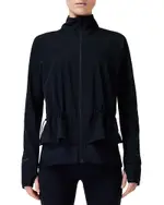 Fast Lane Peplum Running Jacket