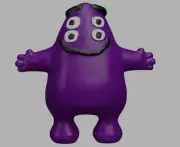 **SEALED** McDONALD'S Cactus Plant Flea Market CPFM TOY Happy Meal Grimace 2022