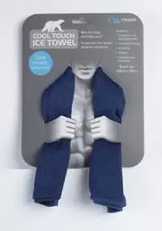 NEW Cool Touch Ice Towel Keep Cool Scarf Sport Exercise Cools Instantly When Wet