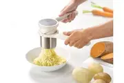 Joseph Joseph Helix Potato Ricer Hand Held White Kitchen Smash