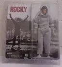 NECA Rocky 8" Training Figure Cloth Gray Sweat Suit Stallone 2014 Reel SEALED