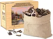 Premium 500 Piece Whimsy Cut Wooden Puzzle - Sierra Paradise by Thomas Kinkade