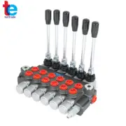 Hydraulic Directional Control Valve 11GPM Adjustable Relief Valve 6 Spool