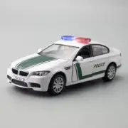 BMW M5 1:36 Diecast Police Car Model Pull Back Toy Vehicle Gifts for Kids Boys