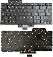Laptop Backlit Keyboard US Replacement for ASUS ROG G14 Zephyrus GA401 GA401I GA401IU GA401IV GA401M GA401IH 6037B0207101 0KNR0-2618US00