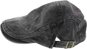 [LIFKOME] Beret Cap Driver Caps for Men News Boy Cap Women's Hats Lightweight Spring Beret Hat Vintage Style News Boy h Black