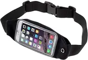 DFV mobile - Custodia Riflettore Schermo Tattile Touchscreen per Correre Camminare Fare Jogging Impermeabile Marsupio da Corsa Compatible with Samsung Galaxy Core Plus, SM-G350 - Nero