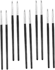 EPIGEIST 10Pcs Silicone Clay Moulding Pens Flexible DIY Carving Tools for Sculpting Nail Art Painting Silicone Tips for Shaping and Smoothing