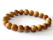 Natural Sandalwood Beads Bracelets Mala Prayer Beads 20 beads Indonesian Wild