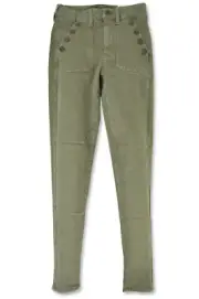 American Eagle 3453309 Next Level Super Hi-Rise Jegging Jean, Green 2 Reg 6905-7