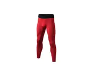 Men'S Compression Pants Cool Dry Baselayer Tights Leggings - Red