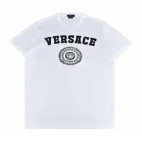 在飛比找momo購物網優惠-【VERSACE 凡賽斯】VERSACE 黑字燙印LOGO美