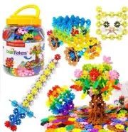 VIAHART Official Brain Flakes 500 Piece Interlocking Plastic Disc STEM Gift Set
