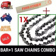 10" BAR & 1 CHAINSAW CHAINS COMBO FIT OZITO 750W ELECTRIC POLE PRUNER EPP-750