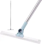 Floor Squeegee for Concrete Floor - 59In Long Handle Heavy Duty 180°Adjustable H