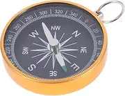 [CLISPEED] Compass Keyring Portable Vintage Compass Keychain for Hiking Travel and Outdoor Camping Accurate Navigation Accessory