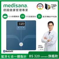 在飛比找蝦皮購物優惠-【德國 medisana】 藍牙七合一多功能體脂計 BS-3