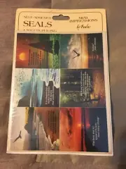 NEW VINTAGE PAULA MINI IMPRESSIONS SEALS 4 SHEETS SEALED 1980's!