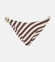 [Same] Same Spiral striped bikini bottoms AU 12 brown