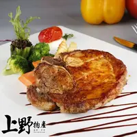 在飛比找momo購物網優惠-【上野物產】蒜味丁骨大豬排 10片(160g±10%/片 鐵