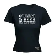 Alcohol Rock Climbing Aa Climbing And Beer What Else Is There - Funny Novelty Womens T-Shirt T Shirt Tshirt