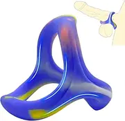 Soft Silicone Erection Enhancing Cock Ring, Delay Ring for Couples, Stretch Penis Ring