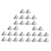 30pcs Ceramic Nail Fireplace Tools Pottery Kiln Cones Kiln Cone Supports Built God Tough Pottery Tools Clay Support White
