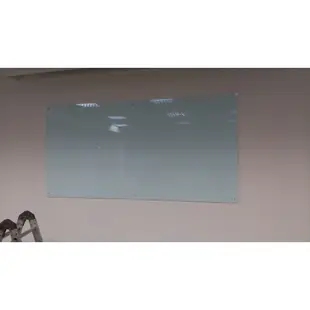 【利多文具】制式玻璃白板 60X90cm 磁性 鋼化玻璃 塗鴉牆 創意白板 會議