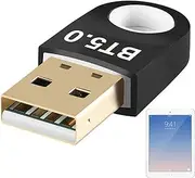 Blue Tooth Dongle Adapter, USB Blue Tooth Adapter for PC 5.0, Driver- Blue Tooth Dongle Receiver for Computer/Desktop/Laptop/Keyboard/Mouse Controller Plug &