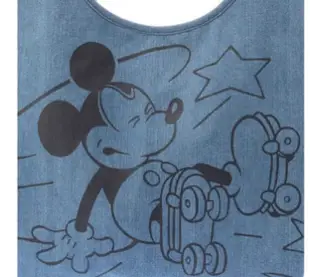日本迪士尼&Lee特別共同企劃聯名米奇牛仔材質手提包托特包