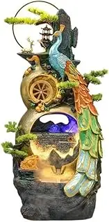Fountain Outdoor Garden Large Floor Standing Fountain Waterfall for Home Decor Office Indoor Water Fountain Feature for Gardens
