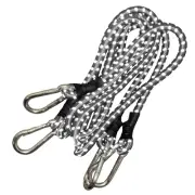 KUMA 18" Reflective Bungee Cords Carabiner Hooks 2-18 Inches Pack