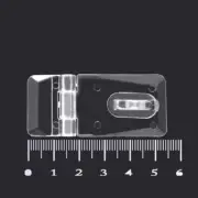10 Sets Clear Hasp Latches Boxes Buckle Locks Hinge for Doors Hinges Adjustable