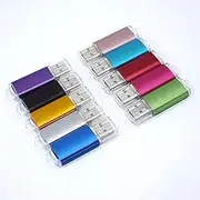 AUS, Wholesale,Bulk,Lot 10/50/100 Pack USB Flash Drive, Fold Thumb Drives Bulk Storage Memory Stick U Disk (32GB-16MB) (8GB, 10 Pack)