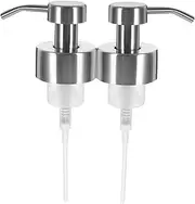 PLAFOPE 2pcs Foam Soap Dispenser Pumps for Shampoo Bottles Soap Dispenser Pump Replacement Dish Soap Pump Dispenser Lotion Dispenser Pump Soap Dispensers Pump Foaming Soap Pump